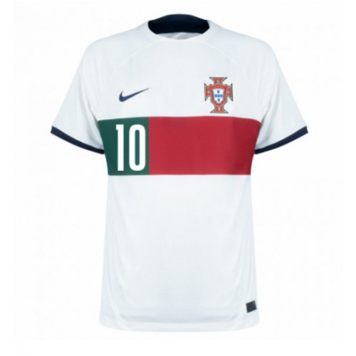 Portugal Bernardo Silva #10 Replica Away Stadium Shirt World Cup 2022 Short Sleeve